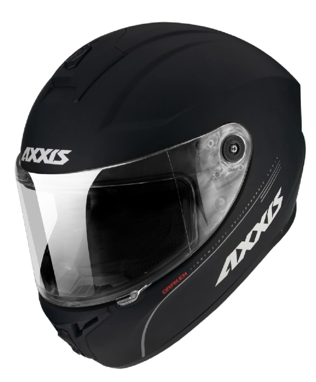 AXXIS FF112C Draken S Solid Motorcycle helmet black matte