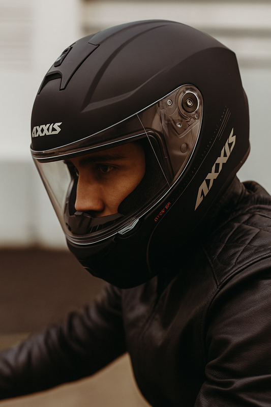 AXXIS FF112C Draken S Solid Motorcycle helmet black matte