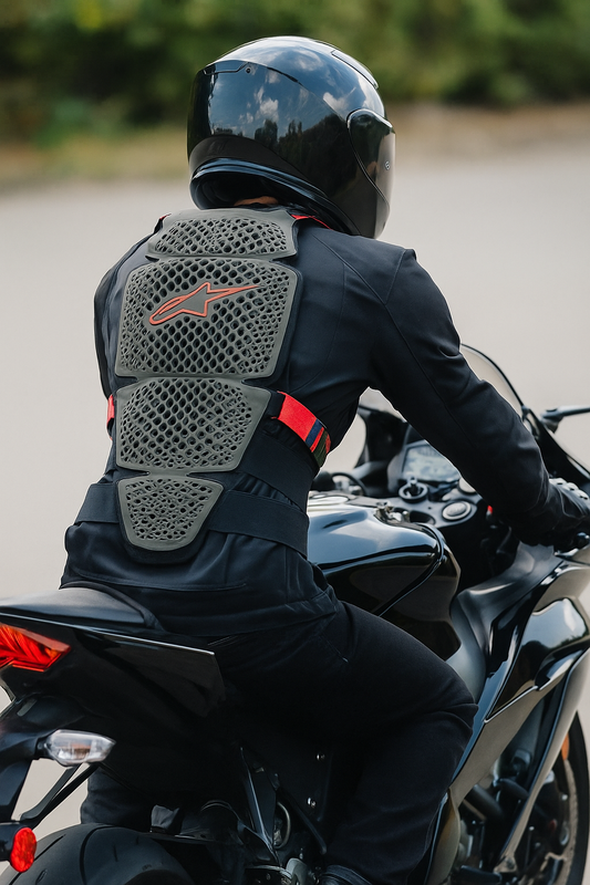 ALPINESTARS Nucleon KR Cell Back Protector Smoke / Black / Red