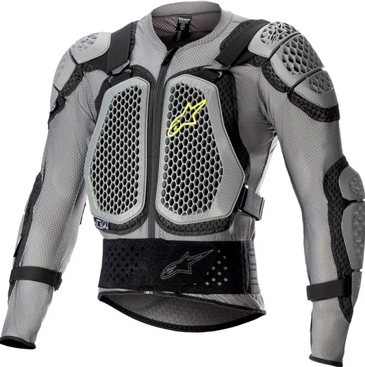 ALPINESTARS Bionic Action V2 long sleeve protective jacket Gray / Black / Yellow Fluo